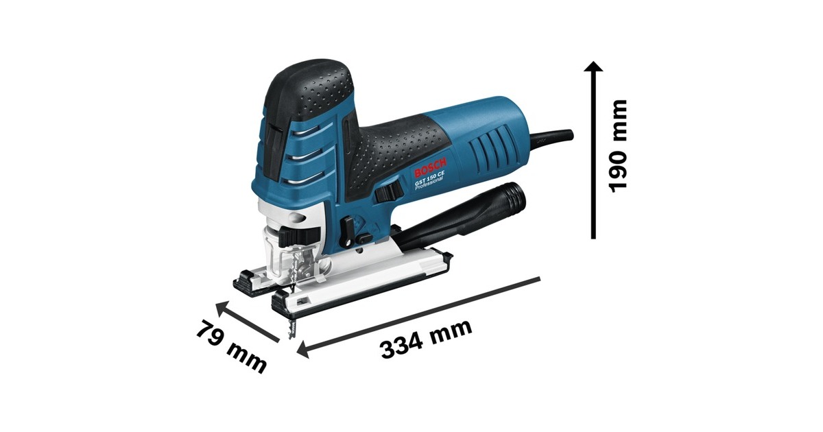 Bosch Stichsäge GST 150 CE Professional(blau/schwarz, 780 Watt, L-BOXX)