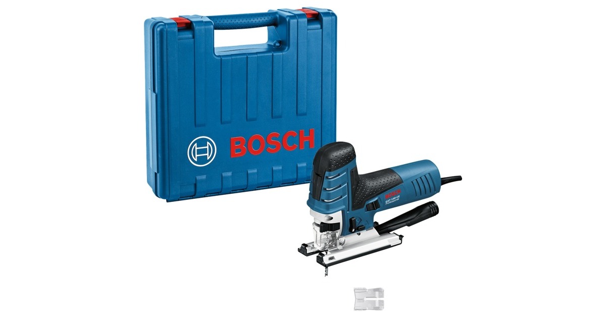 Bosch Stichsäge GST 150 CE Professional(blau/schwarz, 780 Watt, Koffer, Absaugset)