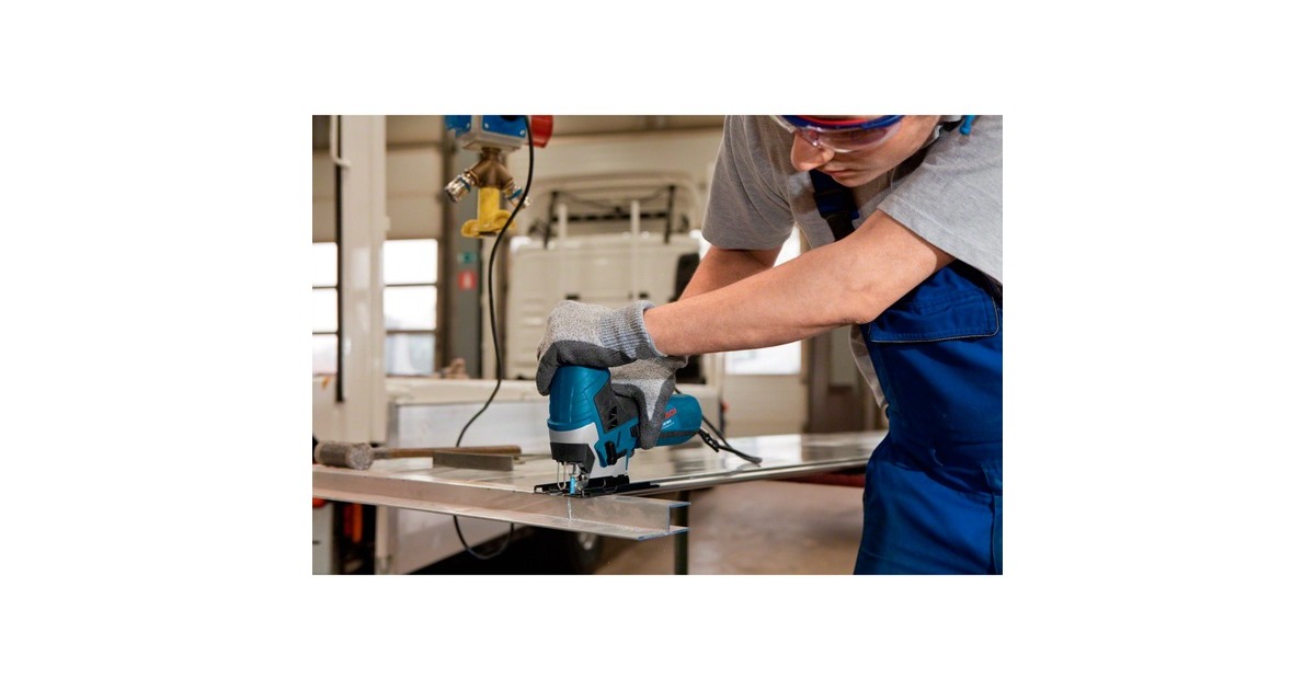 Bosch Stichsäge GST 90 E Professional(blau/schwarz, 650 Watt)