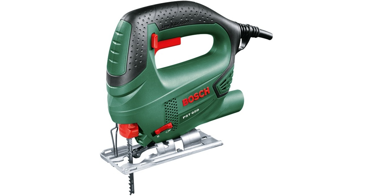 Bosch Stichsäge PST 650(grün/schwarz, Koffer, 500 Watt)