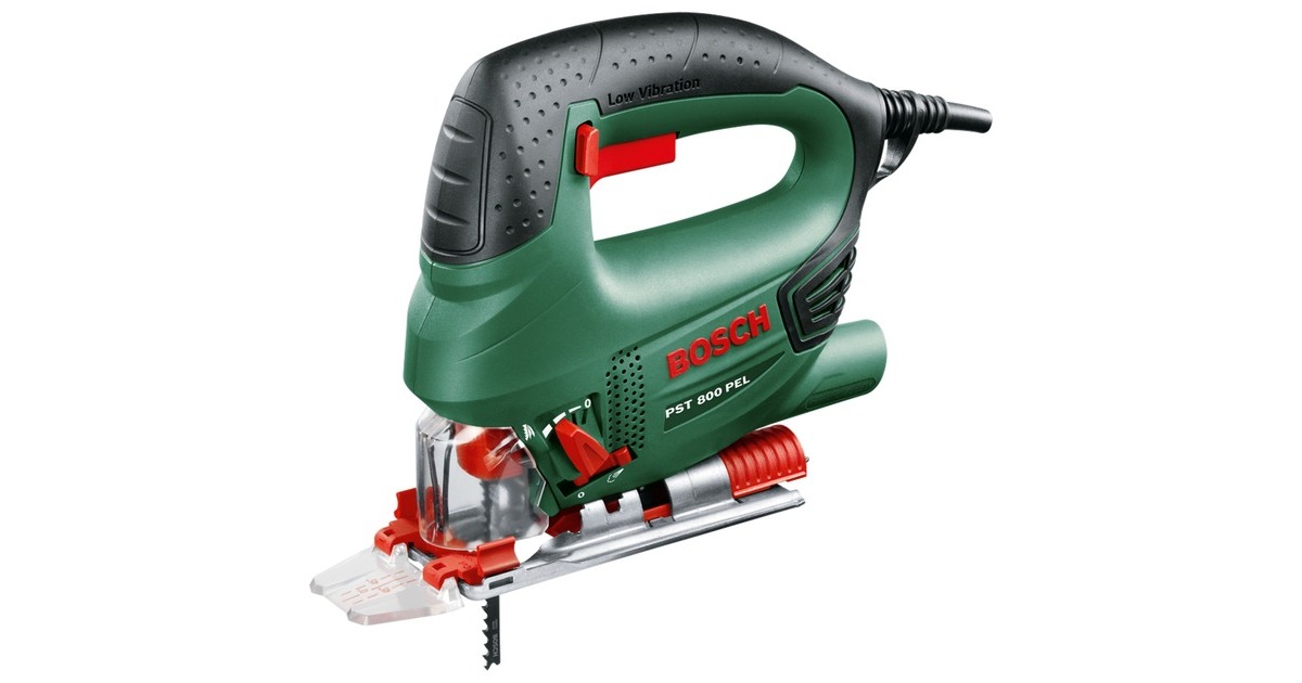 Bosch Stichsäge PST 800 PEL(grün/schwarz, Koffer, 530 Watt)