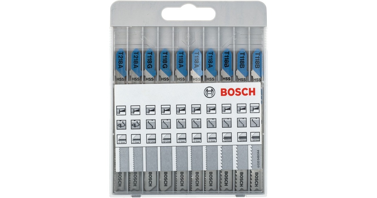 Bosch Stichsägeblatt-Satz Basic for Metal, 10-teilig