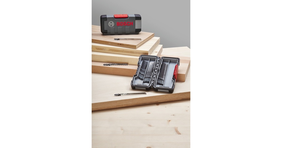 Bosch Stichsägeblatt-Satz Precision for Wood, 30-teilig(ToughBox)