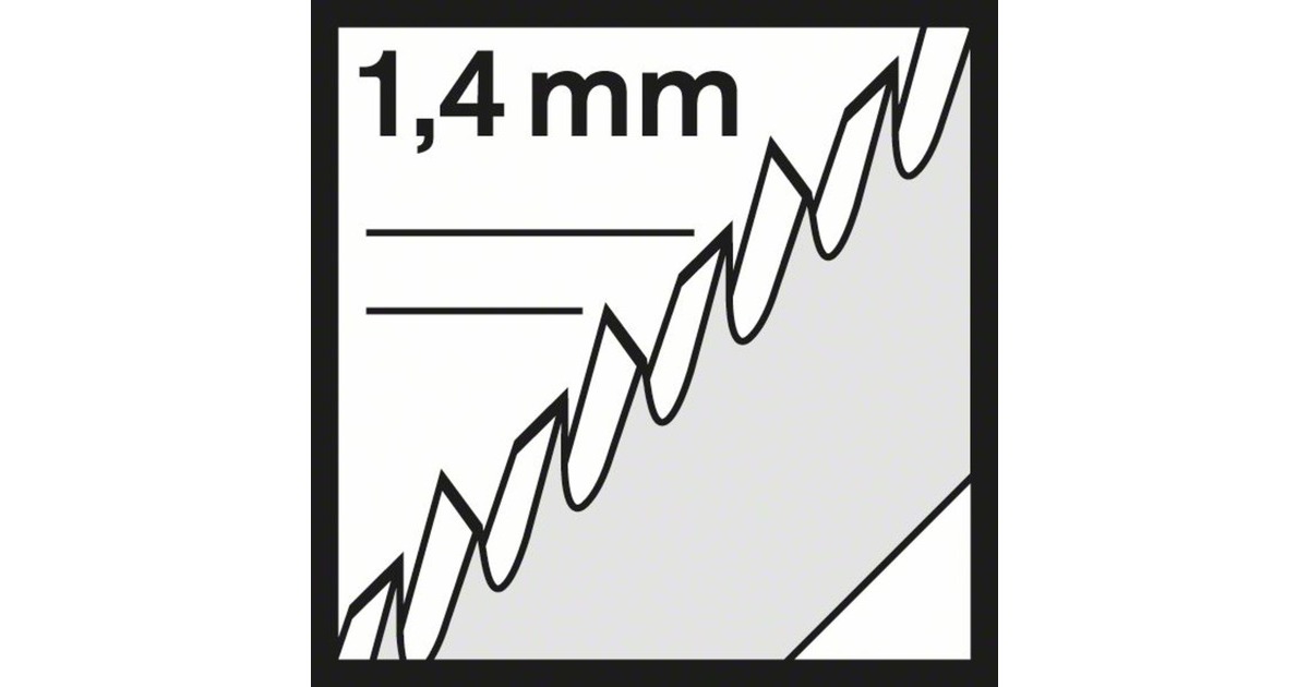 Bosch Stichsägeblatt T 101AO Clean for Wood, 83mm(3 Stück)