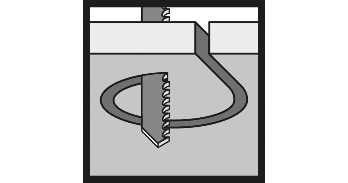 Bosch Stichsägeblatt T 101AO Clean for Wood, 83mm(3 Stück)