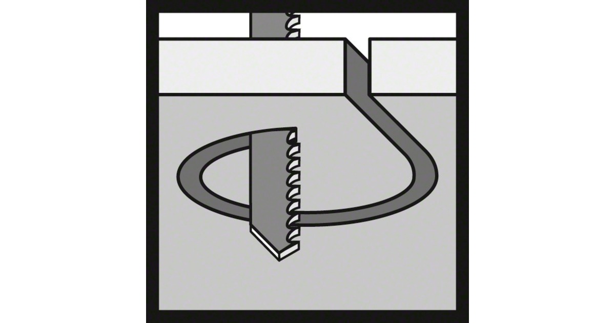 Bosch Stichsägeblatt T 101 AOF Clean for Hard Wood, 83mm(3 Stück)