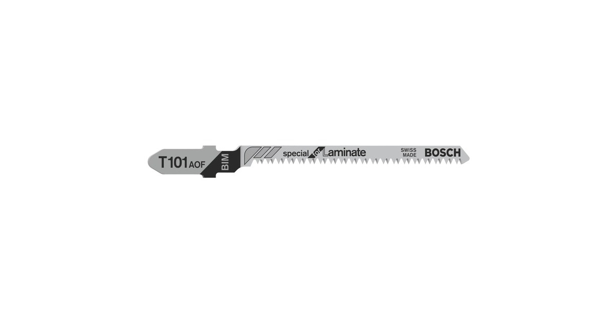 Bosch Stichsägeblatt T 101 AOF Special for Laminate, 83mm(3 Stück)
