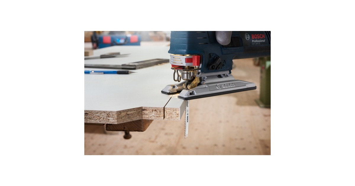 Bosch Stichsägeblatt T 101 BRF Clean for Hard Wood, 100mm(5 Stück)