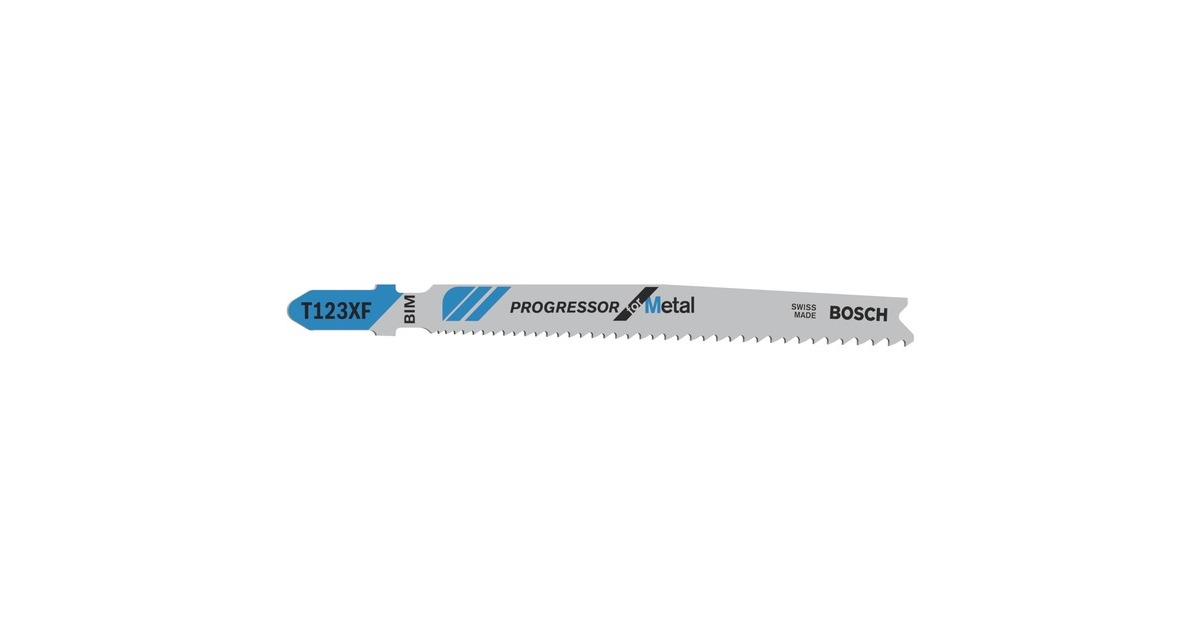 Bosch Stichsägeblatt T 118 B Basic for Metal, 92mm(5 Stück)