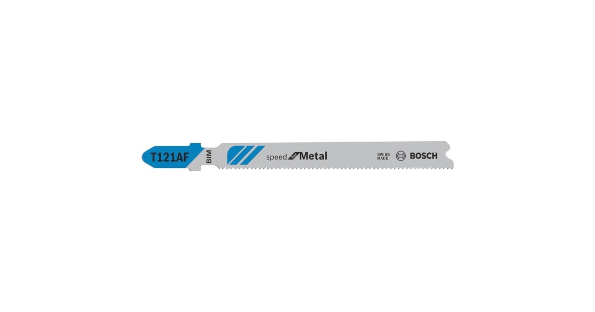 Bosch Stichsägeblatt T 121 AF Speed for Metal, 92mm(25 Stück)