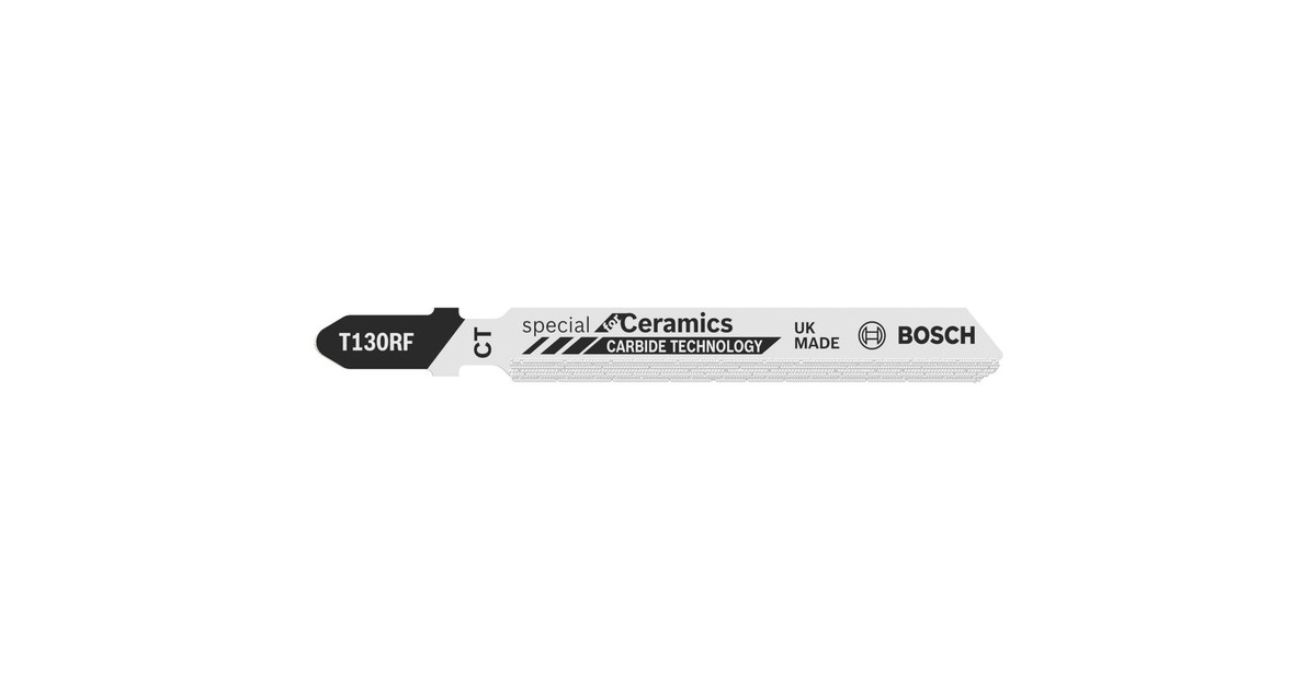 Bosch Stichsägeblatt T 130 RF Special for Ceramics, 83mm(3 Stück)