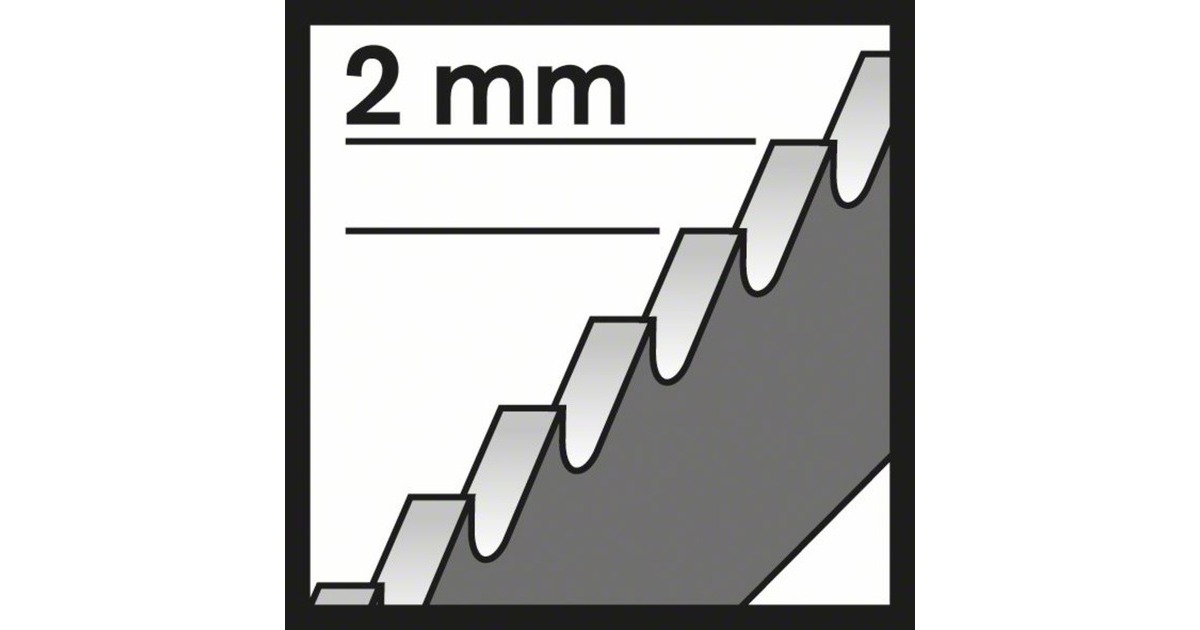 Bosch Stichsägeblatt T 718 BF Flexible for Metal-Sandwich, 180mm(3 Stück)