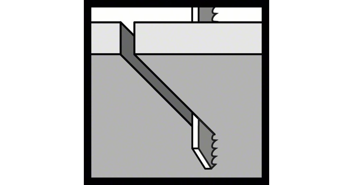 Bosch Stichsägeblatt T 718 BF Flexible for Metal-Sandwich, 180mm(3 Stück)