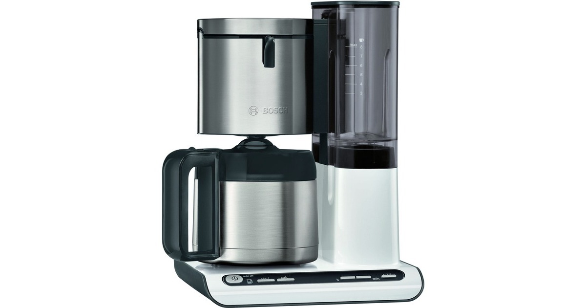 Bosch Styline TKA8A681, Filtermaschine(weiß (glänzend)/edelstahl)