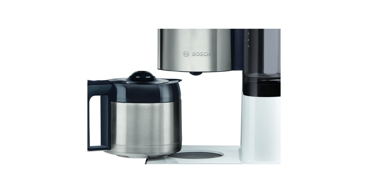 Bosch Styline TKA8A681, Filtermaschine(weiß (glänzend)/edelstahl)