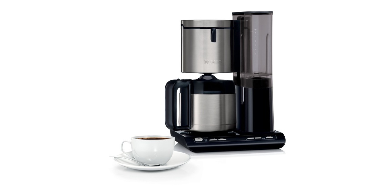 Bosch Styline TKA8A683, Filtermaschine(schwarz (glänzend)/edelstahl)