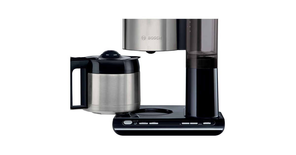 Bosch Styline TKA8A683, Filtermaschine(schwarz (glänzend)/edelstahl)