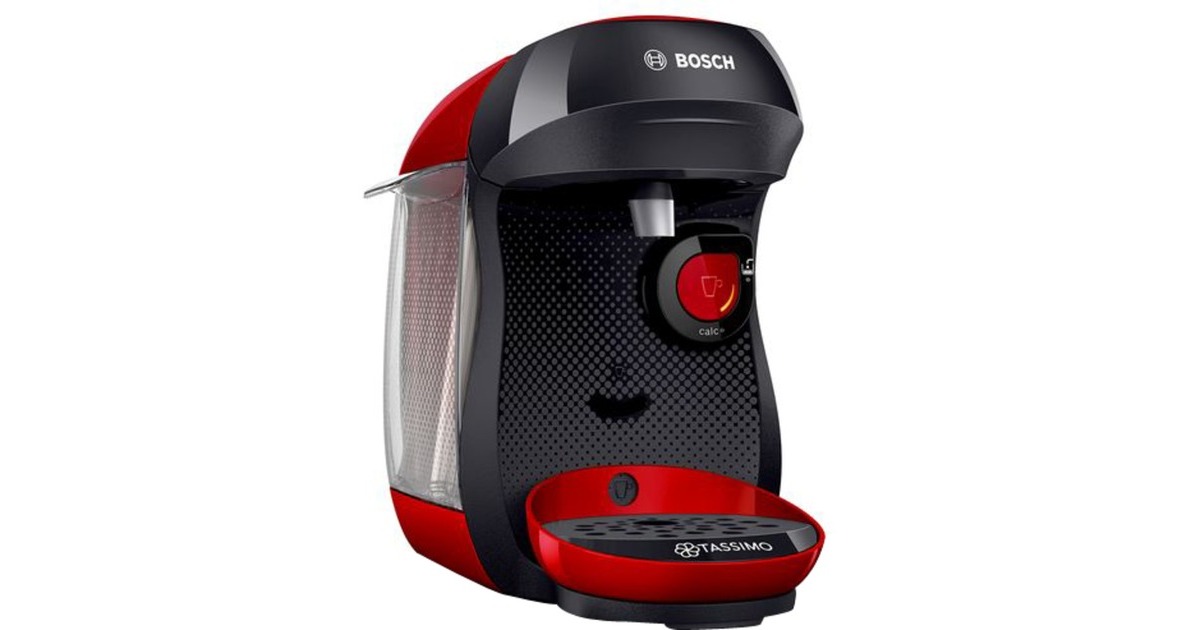 Bosch Tassimo Happy TAS1003, Kapselmaschine(schwarz/rot)