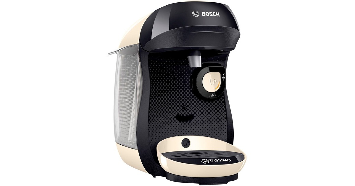 Bosch Tassimo Happy TAS1007, Kapselmaschine(schwarz/creme)