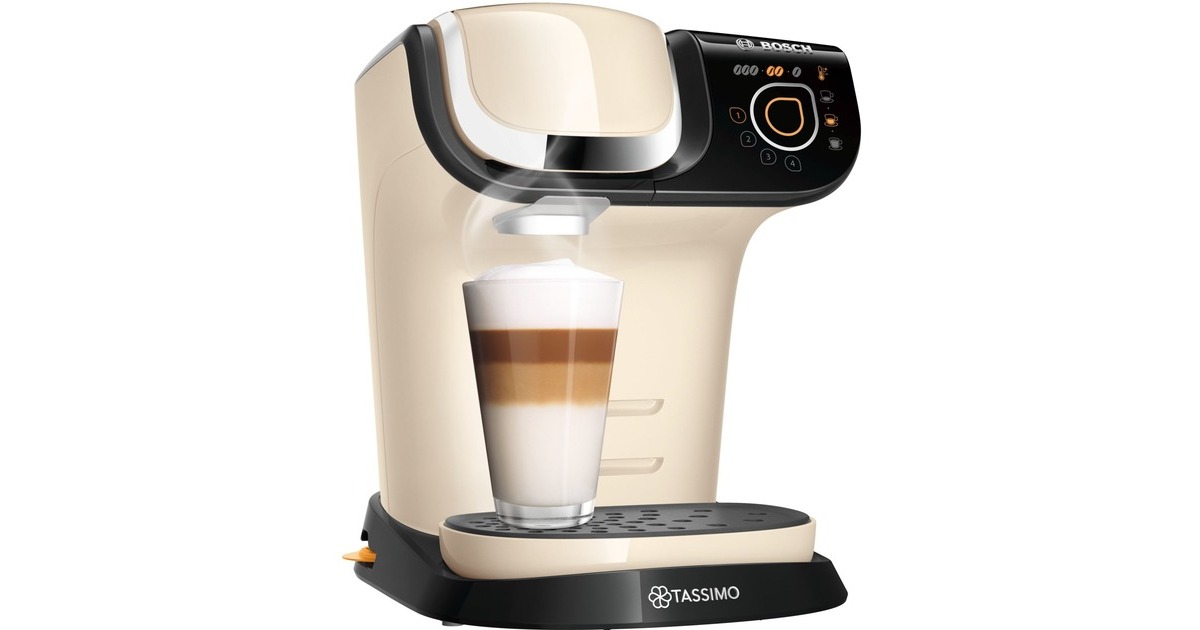 Bosch Tassimo My Way 2 TAS6507, Kapselmaschine(creme/schwarz)