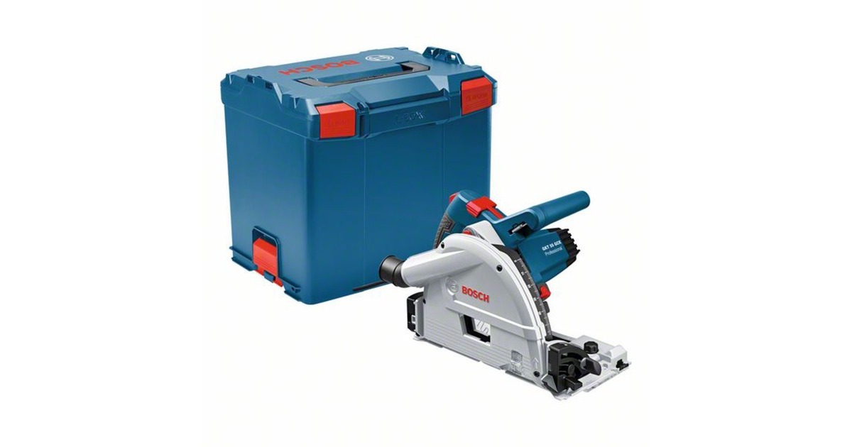 Bosch Tauchsäge GKT 55 GCE Professional, Handkreissäge(blau, 1.400 Watt, in L-BOXX)