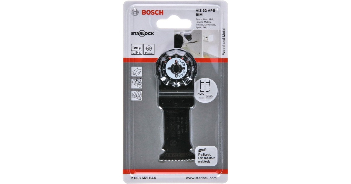 Bosch Tauchsägeblatt AIZ 32 APB Wood + Metal(BIM, Breite 32mm)