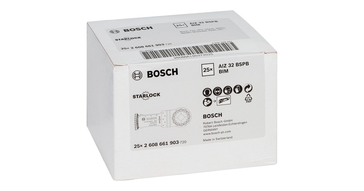 Bosch Tauchsägeblatt AIZ 32 BSPB Hardwood(BIM, Breite 32mm)