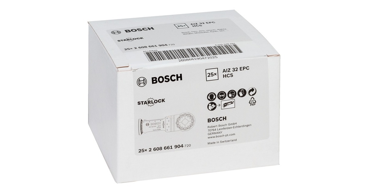 Bosch Tauchsägeblatt AIZ 32 EPC Wood(HCS, Breite 32mm)