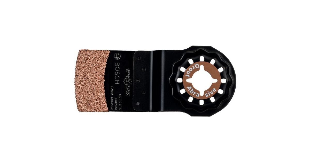 Bosch Tauchsägeblatt AIZ 32 RT5 Grout + Abrasive(Carbide-RIFF, Breite 32mm, Schnittbreite 2mm) Bosch Tauchsägeblatt AIZ 32 RT5 Grout + Abrasive(Carbide-RIFF, Breite 32mm, Schnittbreite 2mm)