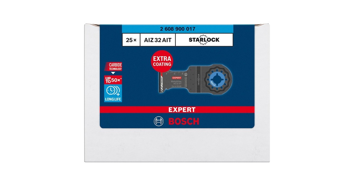 Bosch Tauchsägeblatt Expert AIZ 32 AIT MetalMax(Carbide, Breite 32mm) Bosch Tauchsägeblatt Expert AIZ 32 AIT MetalMax(Carbide, Breite 32mm)