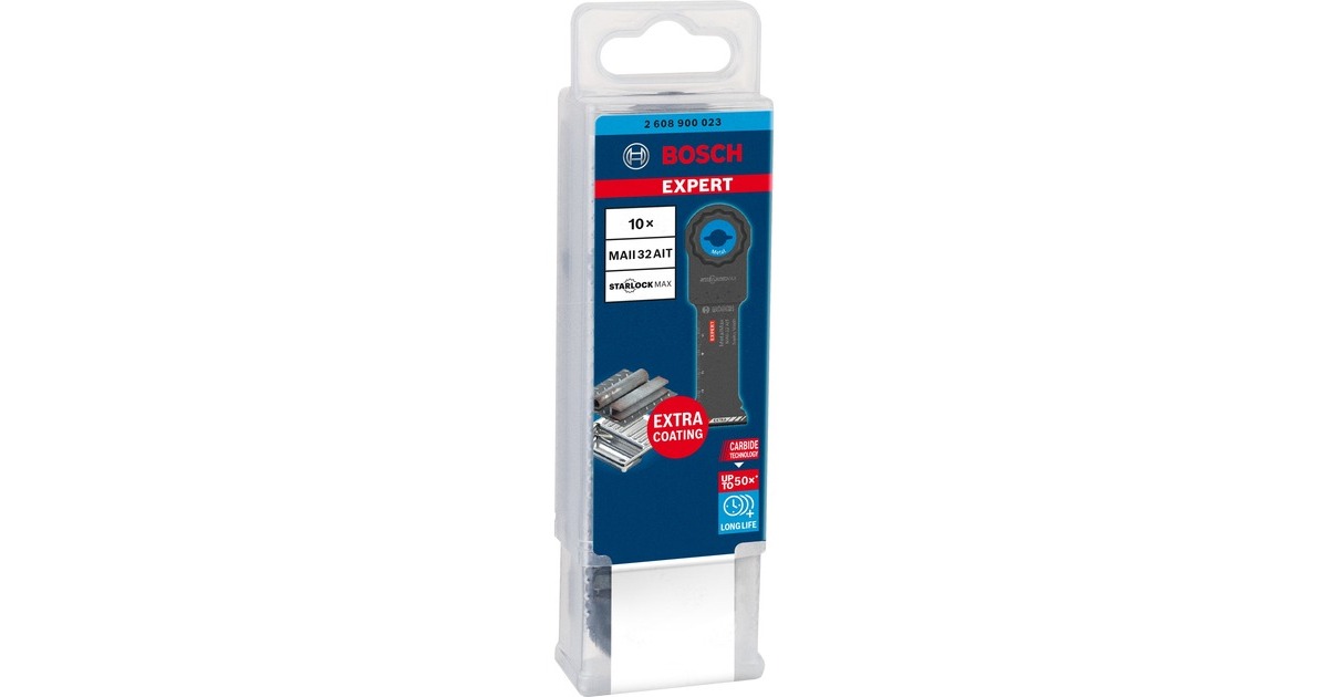 Bosch Tauchsägeblatt Expert MAII 32 AIT MetalMax(10 Stück, Carbide, Breite 32mm)
