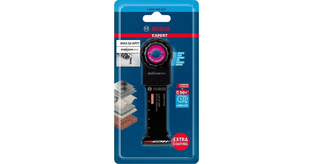 Bosch Tauchsägeblatt Expert MAII 32 APIT MultiMax(Carbide, Breite 32mm)