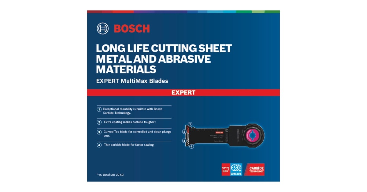 Bosch Tauchsägeblatt Expert MAII 32 APIT MultiMax(Carbide, Breite 32mm)