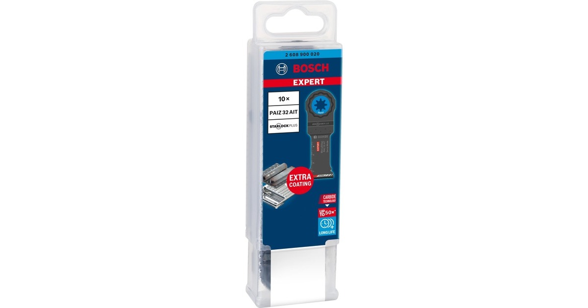 Bosch Tauchsägeblatt Expert PAIZ 32 AIT MetalMax(10 Stück, Carbide, Breite 32mm)