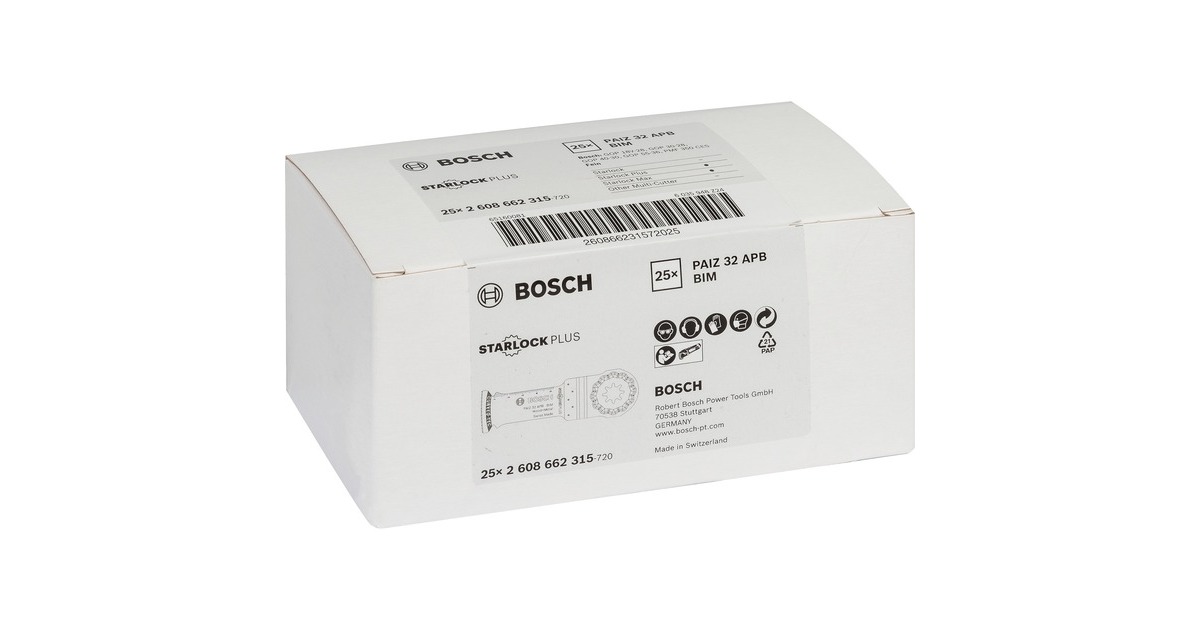 Bosch Tauchsägeblatt PAIZ 32 APB Wood + Metal(BIM, Breite 32mm)