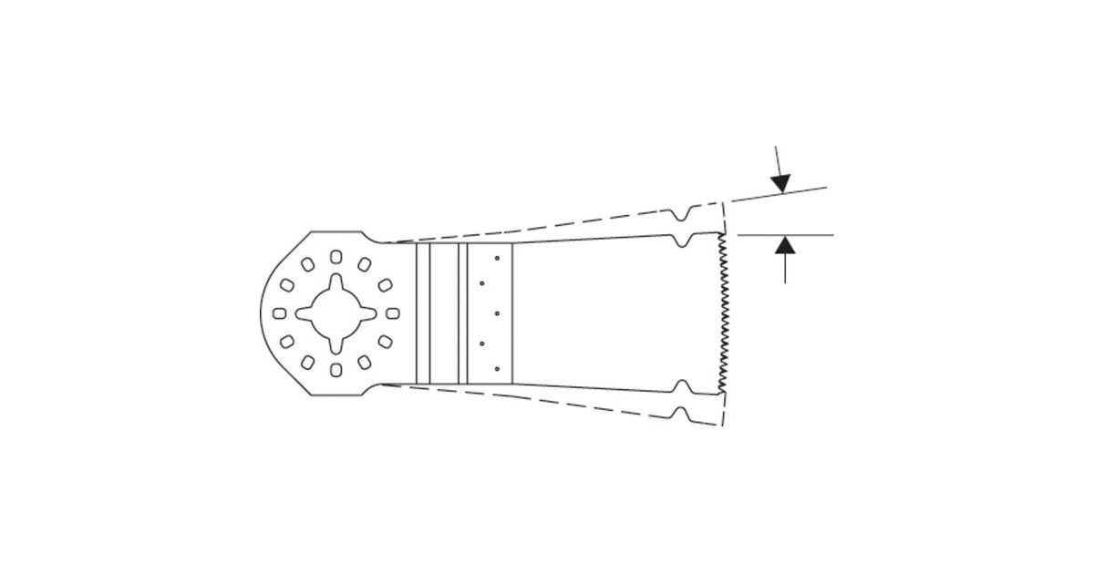 Bosch Tauchsägeblatt PAIZ 32 APB Wood + Metal(BIM, Breite 32mm)