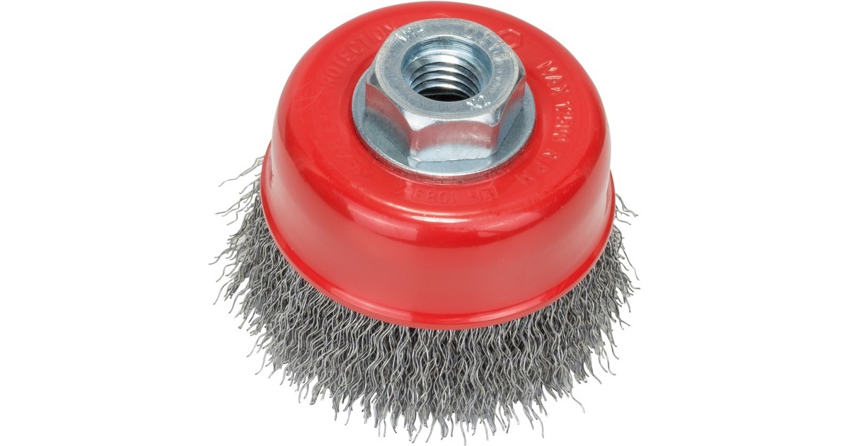 Bosch Topfbürste Clean for Metal, Ø 70mm(0,3mm Stahldraht, M14, für Winkelschleifer)