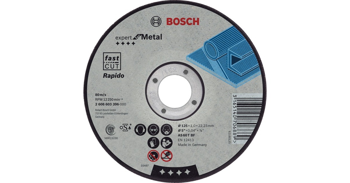 Bosch Trennscheibe Expert for Metal - Rapido, Ø 230mm(Bohrung 22,23mm, AS 46 T BF)