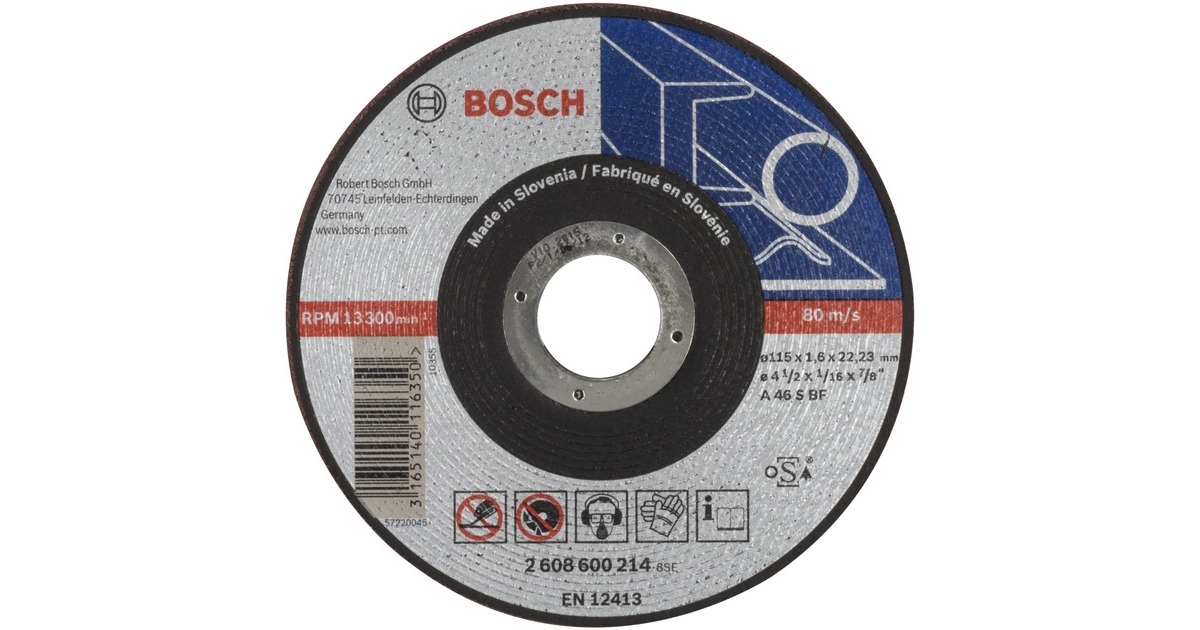 Bosch Trennscheibe Expert for Metal, Ø 115mm(Bohrung 22,23mm, AS 46 S BF)