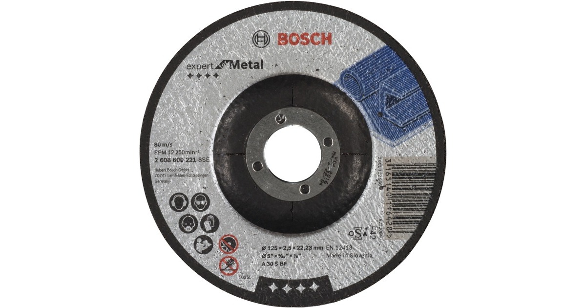 Bosch Trennscheibe Expert for Metal, Ø 125mm(Bohrung 22,23mm, A 30 S BF)