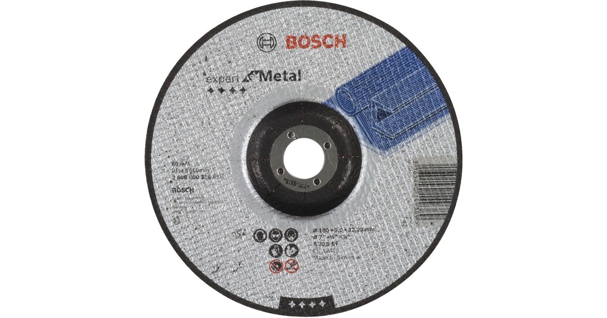 Bosch Trennscheibe Expert for Metal, Ø 180mm(Bohrung 22,23mm, A 30 S BF)