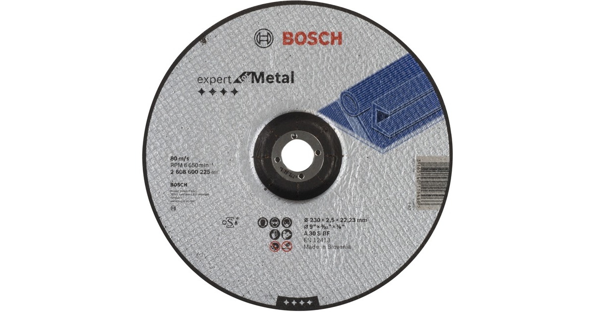 Bosch Trennscheibe Expert for Metal, Ø 230mm(Bohrung 22,23mm, A 30 S BF)