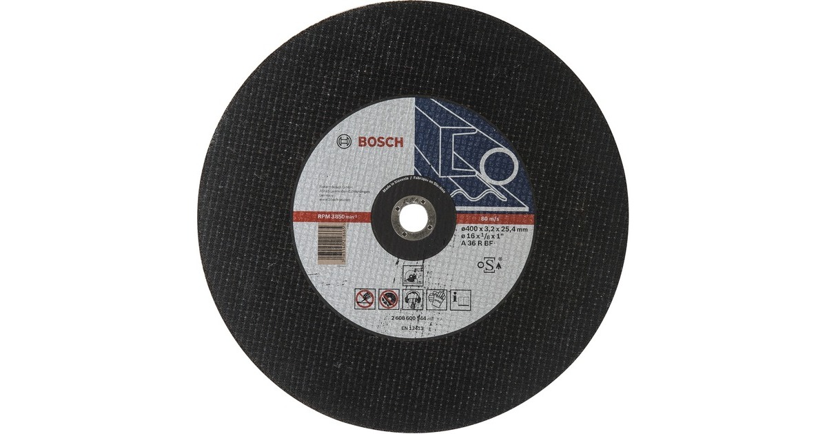 Bosch Trennscheibe Expert for Metal, Ø 400mm(Bohrung 25,4mm, A 36 R BF)