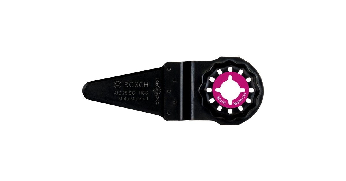 Bosch Universal-Fugenschneider AIZ 28 SC Multi Material, Sägeblatt(schwarz, HCS, Breite 28mm)