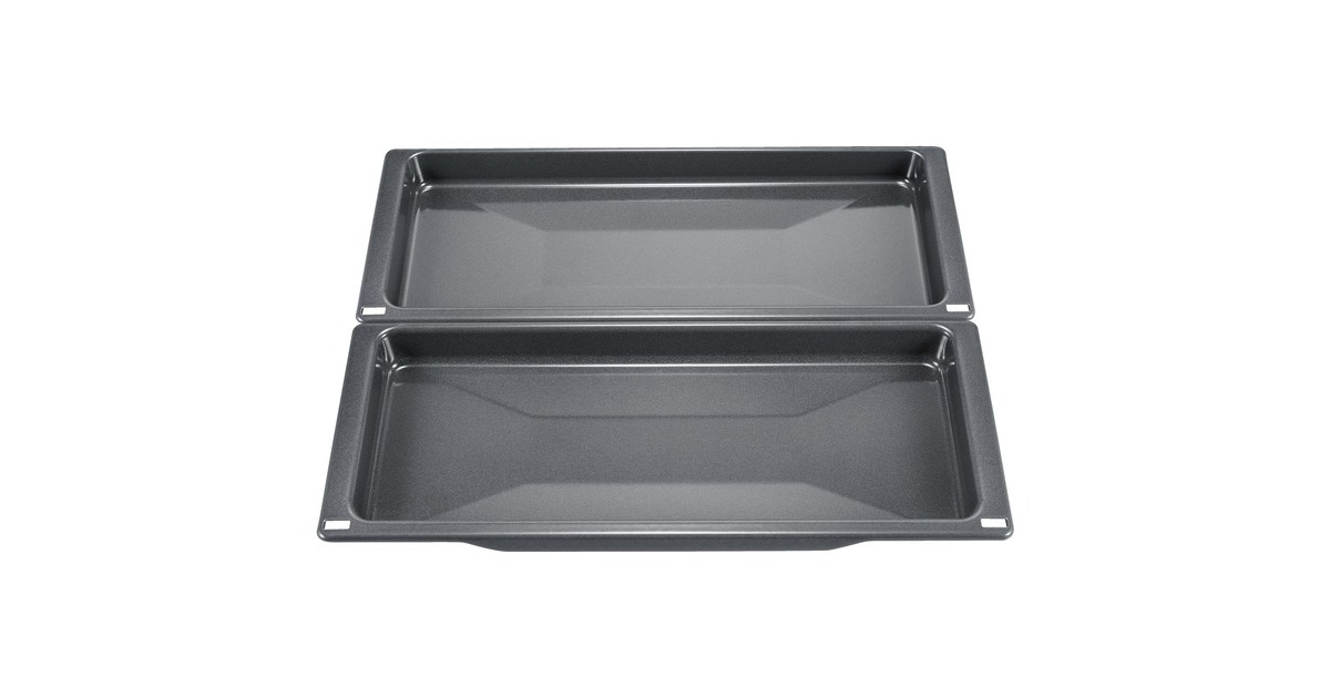Bosch Universalpfannen HEZ530000, Backblech(anthrazit, 2 Stück)
