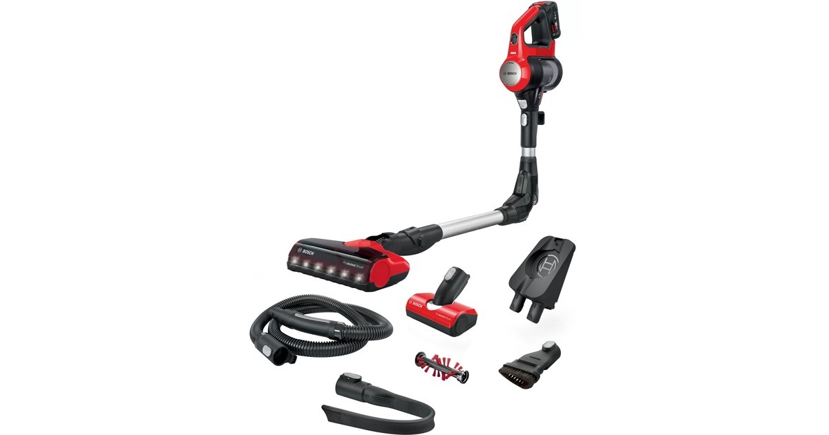 Bosch Unlimited 7 ProAnimal BBS711ANM, Stielstaubsauger(rot/schwarz, POWER FOR ALL ALLIANCE)
