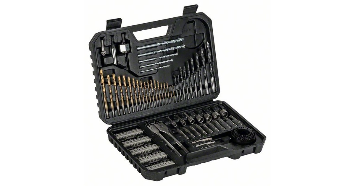 Bosch V-Line Bohrer- /Schrauber-Set, 103-teilig, Bohrer- & Bit-Satz(grün)