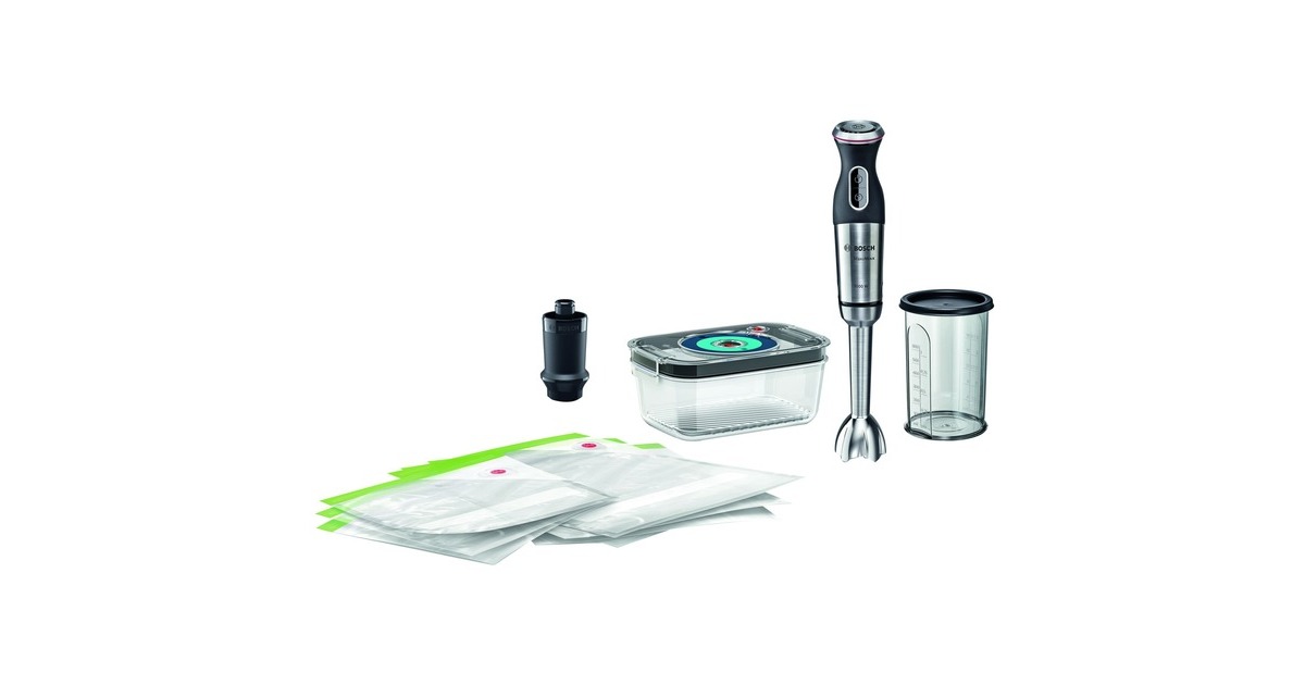 Bosch Vakuum-Stabmixer MaxoMixx MS8CM61V1(edelstahl/schwarz)