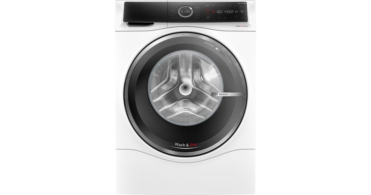 Bosch WNC244070 Serie 8, Waschtrockner(weiß, Home Connect)