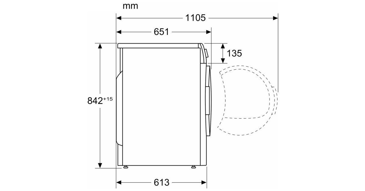 Bosch WQB235B40 Serie 8, Wärmepumpen-Kondensationstrockner(weiß)